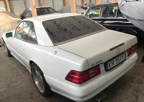 Mercedes-Benz SL cena 99000 przebieg: 73000, rok produkcji 1992 z Kraków małe 232